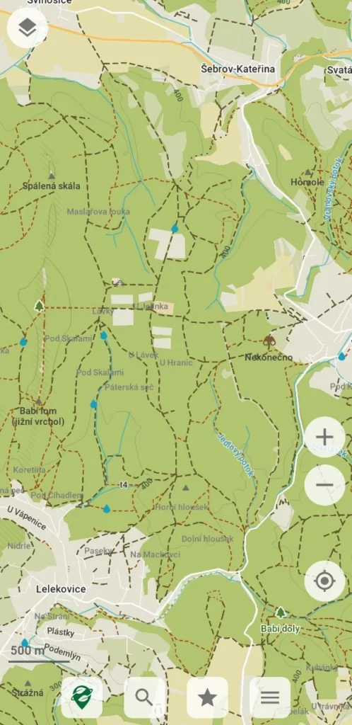 Screenshot Organic Maps.